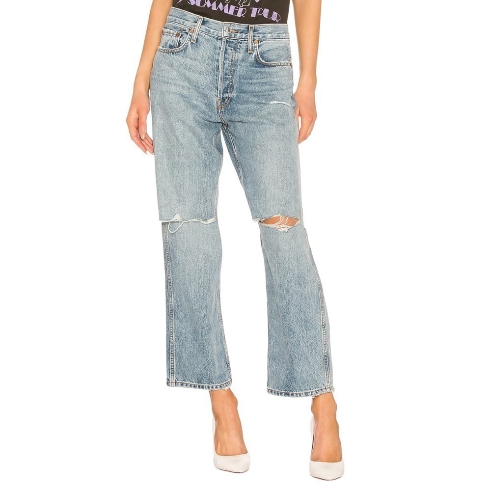 RE/DONE x‎ REVOLVE Low Slung Crop Jeans